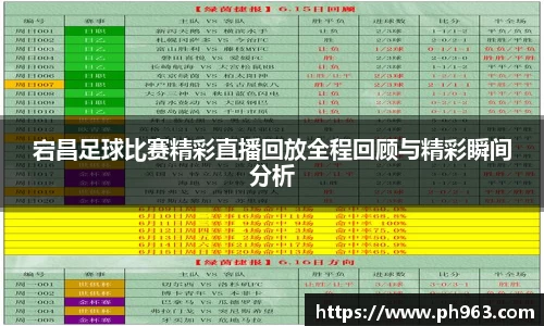 宕昌足球比赛精彩直播回放全程回顾与精彩瞬间分析